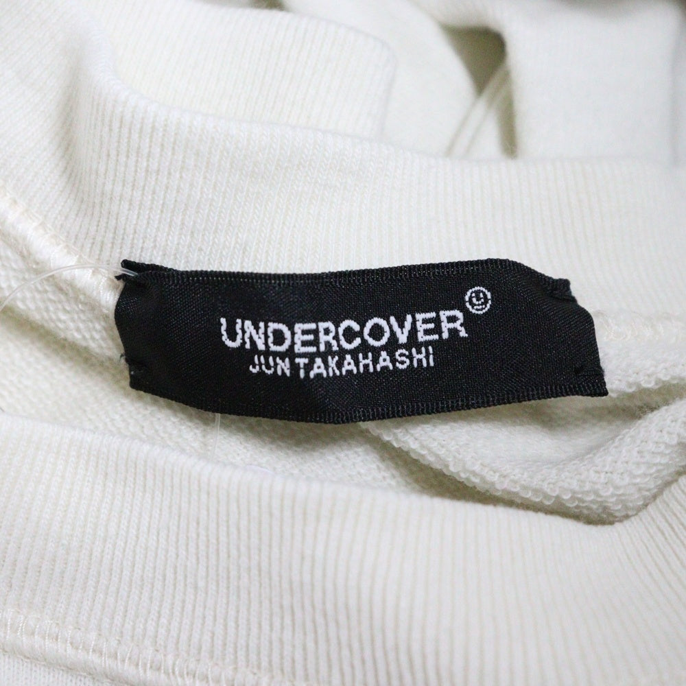 UNDERCOVER(アンダーカバー) グラフィックプリント オーバーサイズ クルーネック 半袖スウェット トレーナー アイボリー UC1B1893-1