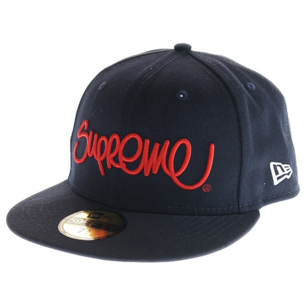 SUPREME(シュプリーム) 22SS ×NEW ERA Handstyle Cap ニューエラ ハンドスタイル キャップ 帽子 ネイビー/レッド