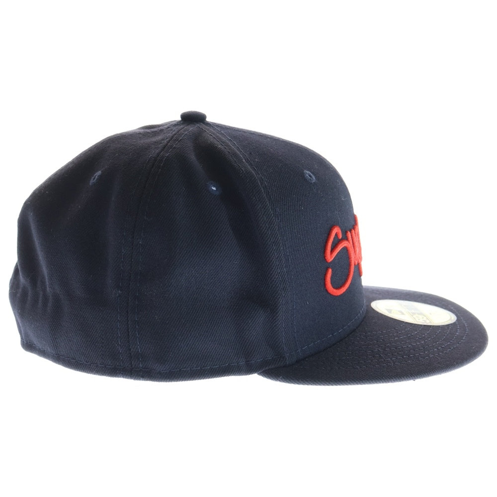 SUPREME(シュプリーム) 22SS ×NEW ERA Handstyle Cap ニューエラ ハンドスタイル キャップ 帽子 ネイビー/レッド