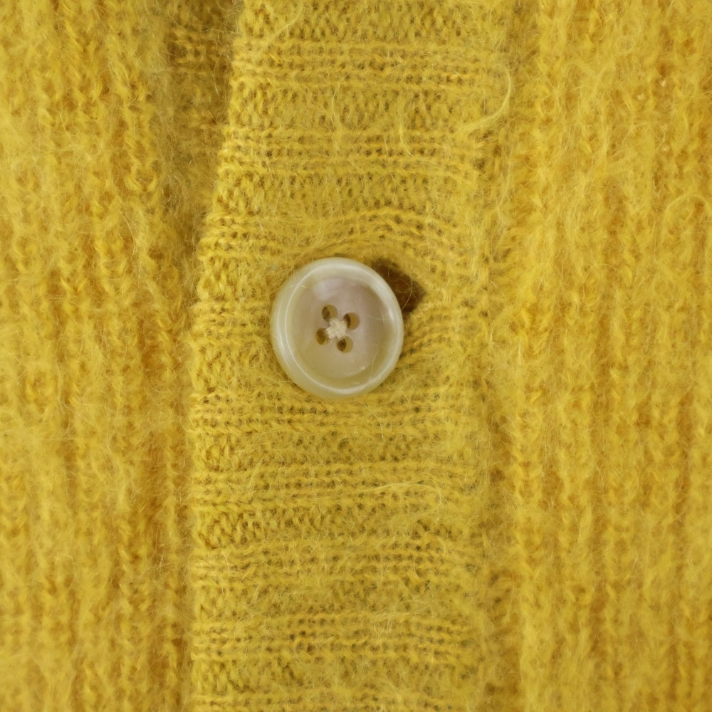 Stein(シュタイン) 21AW SUPER KID MOHAIR CARDIGAN スーパー キッド モヘアカーディガン イエロー ST.312