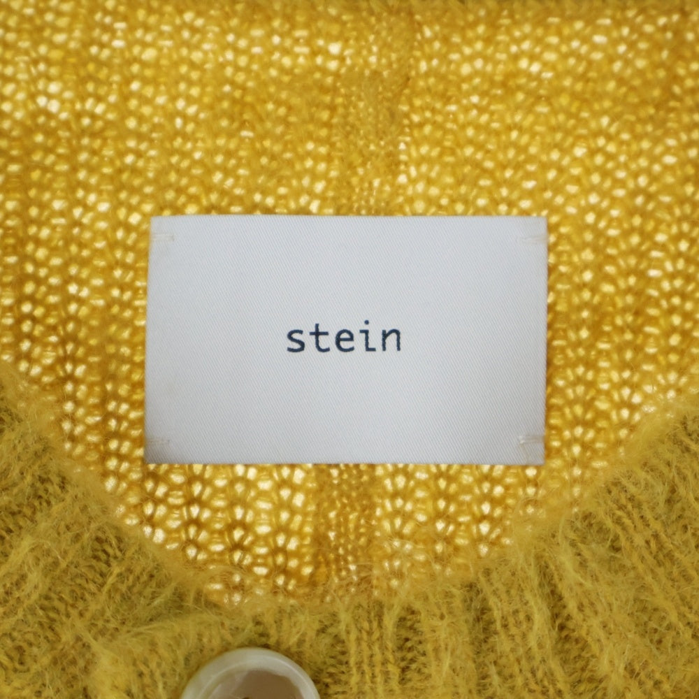 Stein(シュタイン) 21AW SUPER KID MOHAIR CARDIGAN スーパー キッド モヘアカーディガン イエロー ST.312