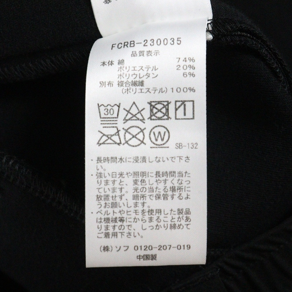 F.C.R.B./F.C.Real Bristol/FCRB(エフシーアールビー/エフシーレアルブリストル) 21AW FLAT HEM SWEAT TRAINING PANTS ロゴパッチ スウェットパンツ FCRB-230035