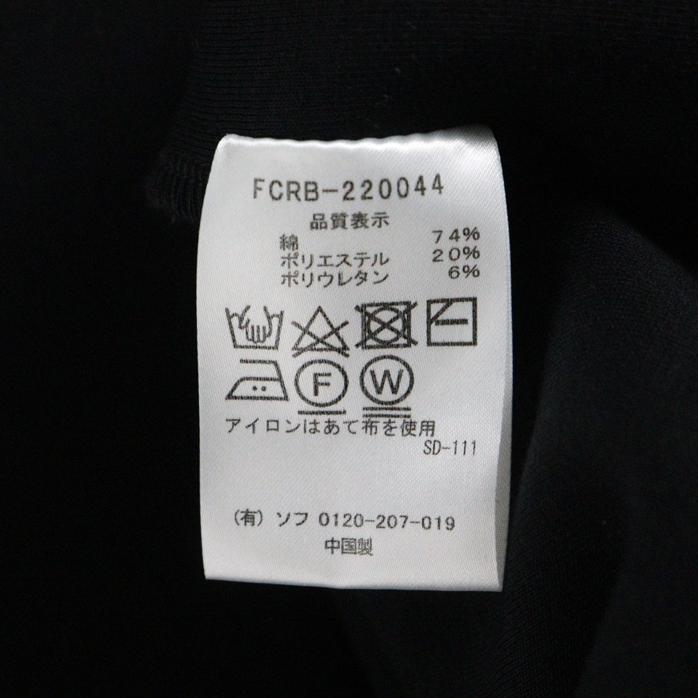 F.C.R.B./F.C.Real Bristol/FCRB(エフシーアールビー/エフシーレアルブリストル) 22SS TECH SWEAT TEAM BLAZER テック スウェット チーム ブレザー ジャケット ブラック