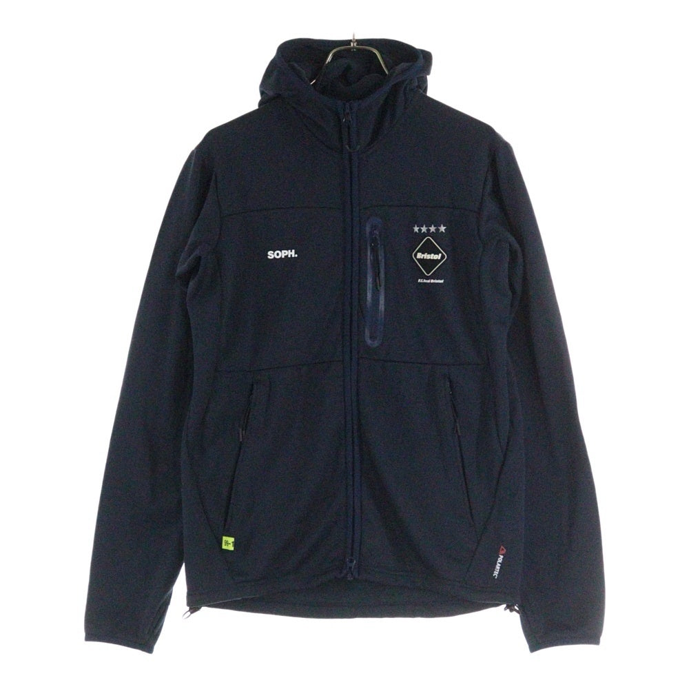 F.C.R.B./F.C.Real Bristol/FCRB(エフシーアールビー/エフシーレアルブリストル) 18AW POLARTEC FLEECE ZIP UP GAITER HOODY ポーラテック ジップアップ ゲイタージャケット FCRB-189036