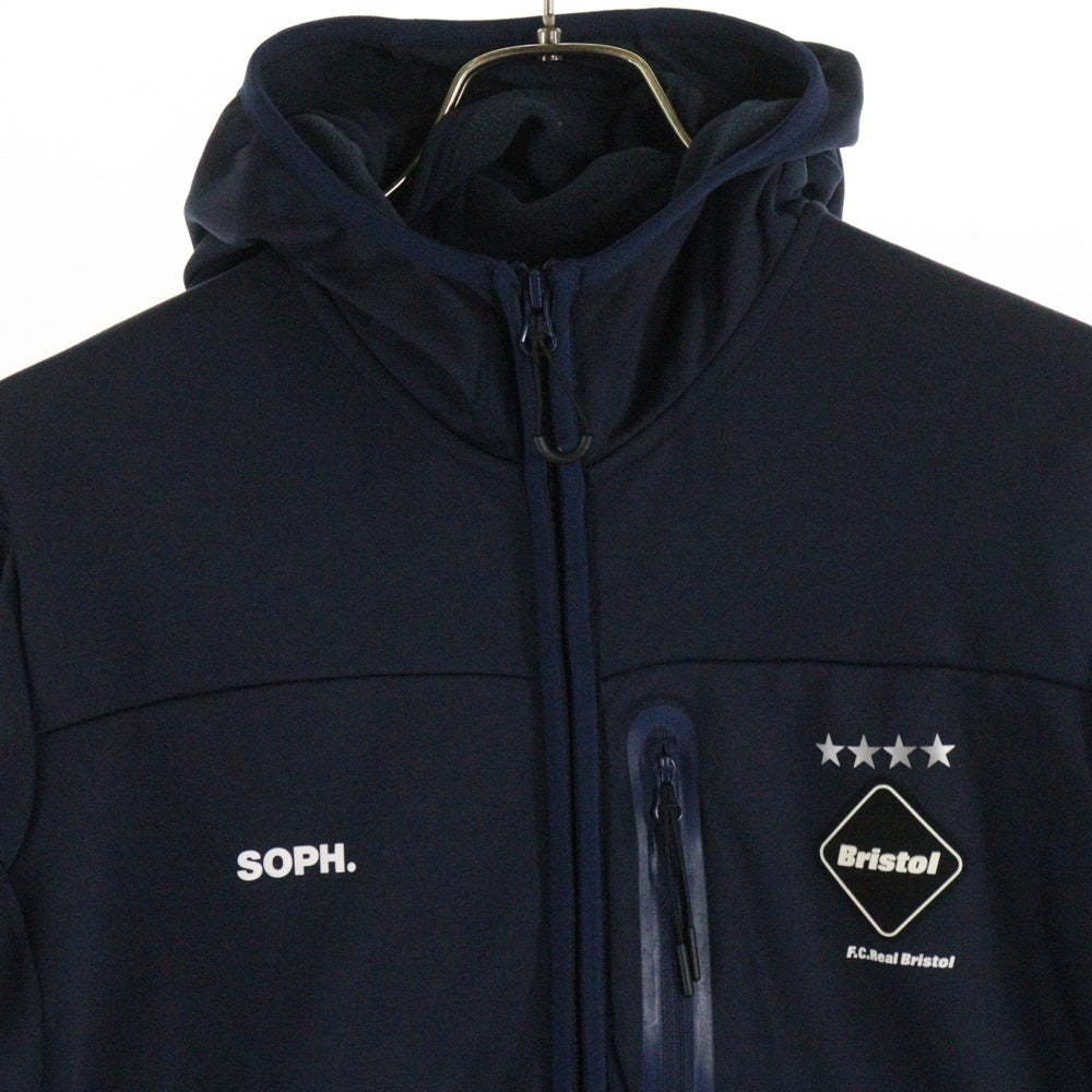 F.C.R.B./F.C.Real Bristol/FCRB(エフシーアールビー/エフシーレアルブリストル) 18AW POLARTEC FLEECE ZIP UP GAITER HOODY ポーラテック ジップアップ ゲイタージャケット FCRB-189036