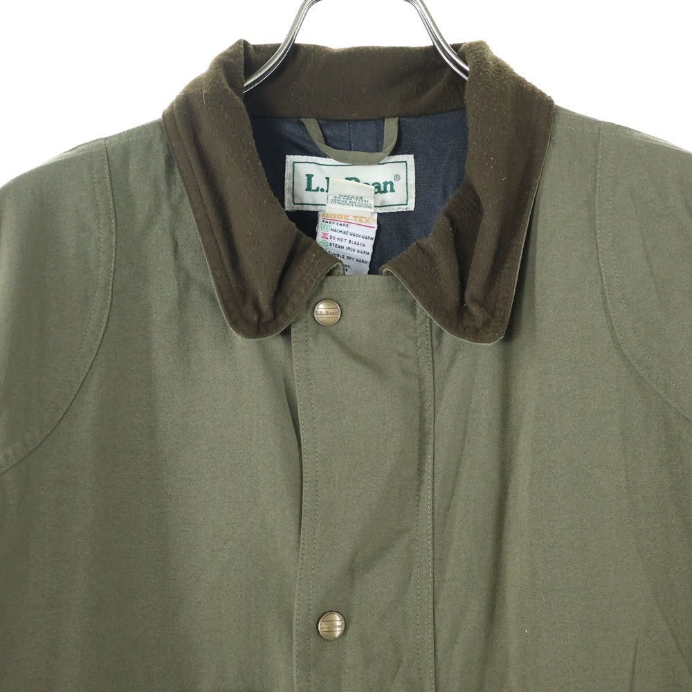 L.L.Bean(エルエルビーン) 90S VINTAGE GORE-TEX ヴィンテージ バングラデシュ製 ゴアテックス ナイロン ハンティングジャケット カーキ OMA14