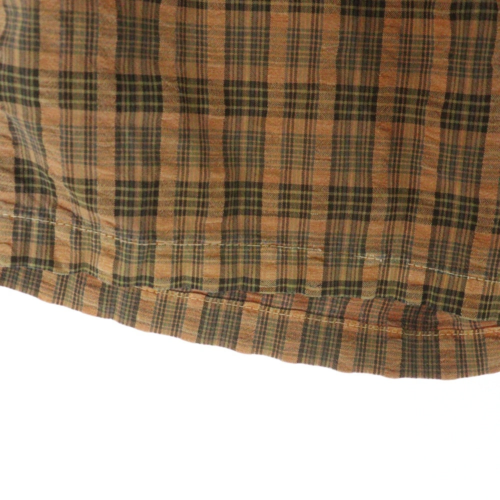 GRAMICCI(グラミチ) 90S VINTAGE ヴィンテージ USA製 チェック柄 クライミングショーツ ハーフパンツ オレンジ