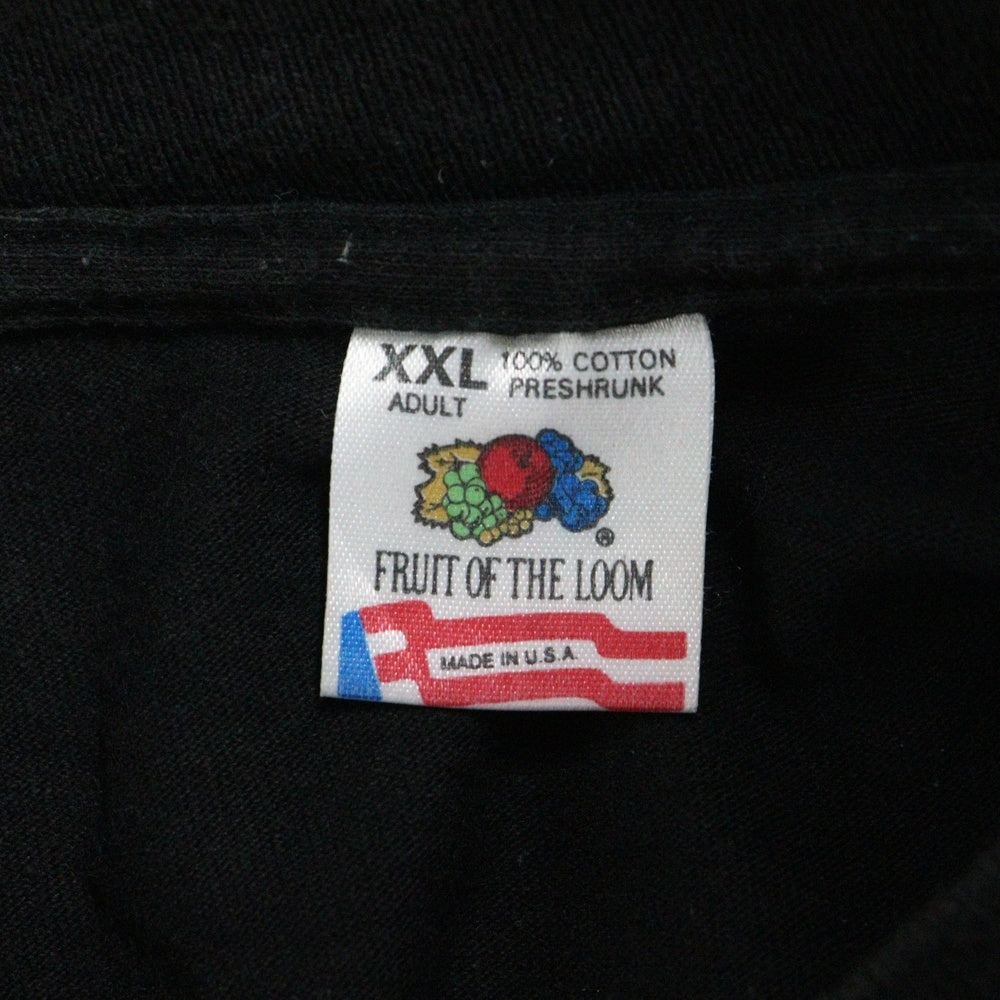 VINTAGE(ヴィンテージ) 90S VINTAGE PICASSO INTERIORS FRUIT OF THE LOOM ヴィンテージ USA製 ピカソ バックアートプリント クルーネック 半袖Tシャツ カットソー ブラック