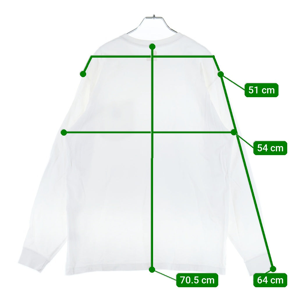 CARHARTT(カーハート) ORIGINAL FIT オリジナルフィット ロゴパッチ クルーネック 長袖Tシャツ カットソー ホワイト K126