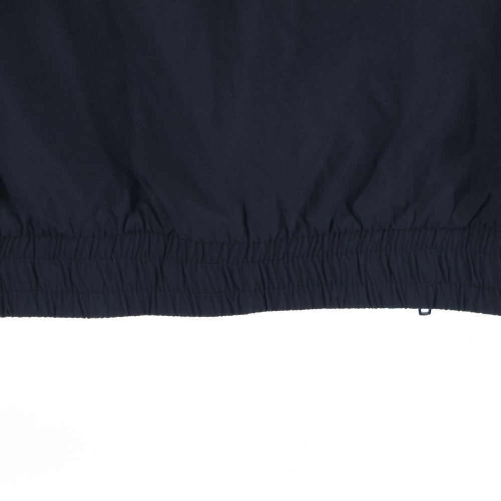 adidas(アディダス) ロゴ刺繍 サイドライン ジップアップナイロンジャケット ブラック DU8130