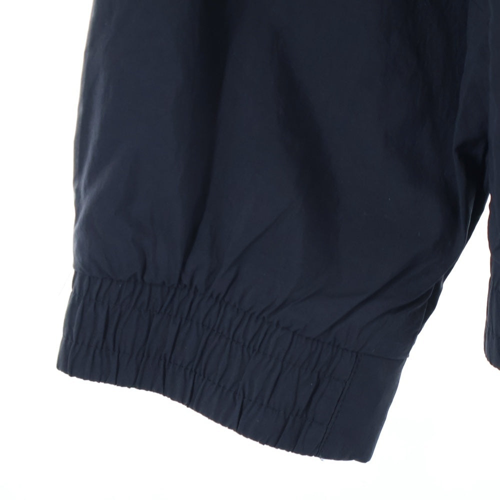 adidas(アディダス) ロゴ刺繍 サイドライン ジップアップナイロンジャケット ブラック DU8130