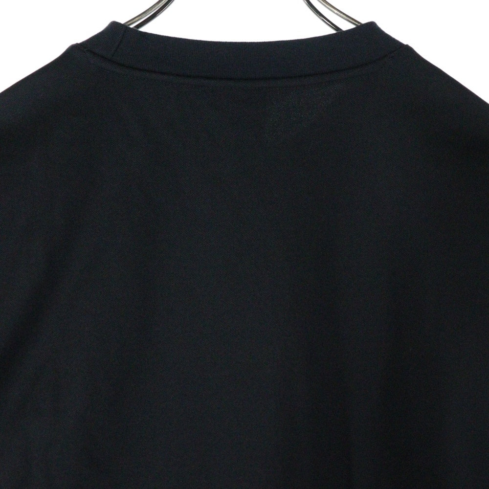 adidas(アディダス) ロゴワッペン付き サイドライン プルオーバースウェットトレーナー ブラック FM3856