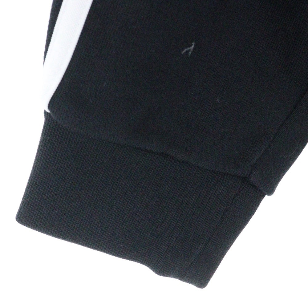 adidas(アディダス) ロゴワッペン付き サイドライン プルオーバースウェットトレーナー ブラック FM3856