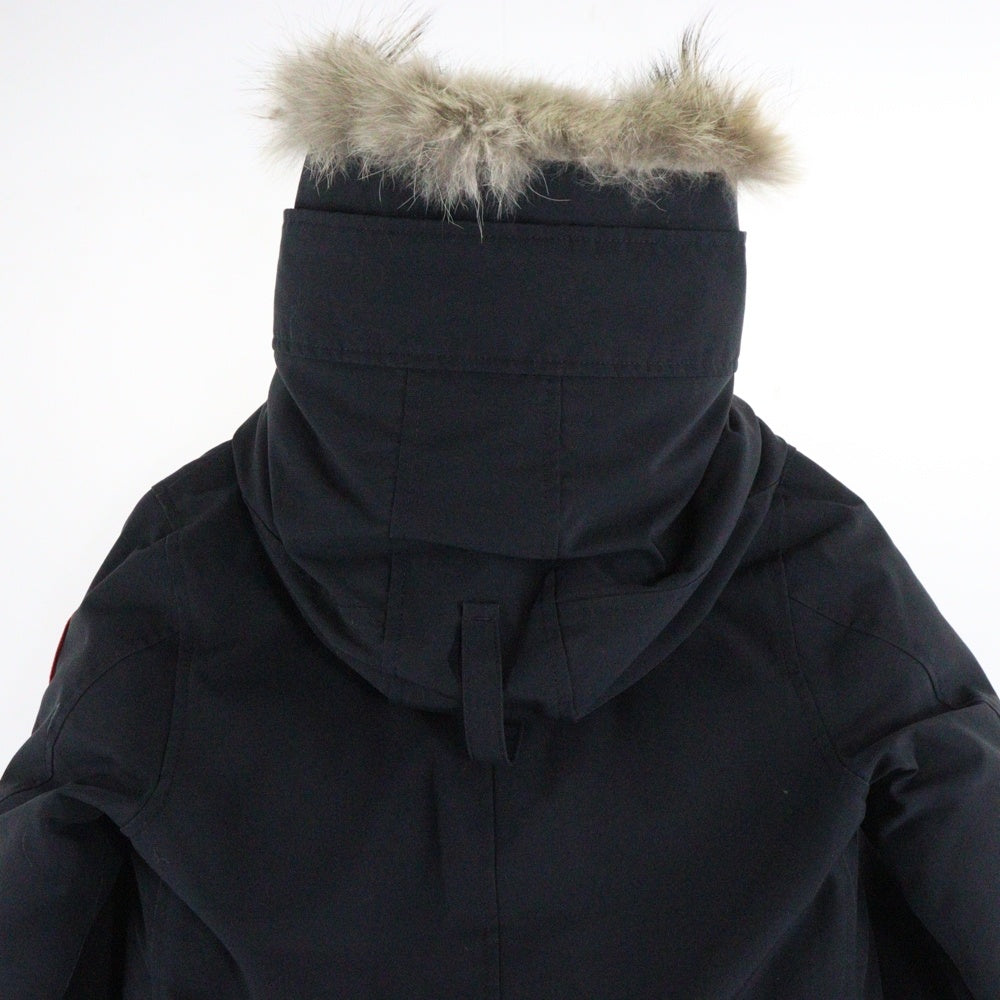 CANADA GOOSE(カナダグース) BRONTE PARKA ブロンテ パーカー フーデッドジップアップファーダウンジャケット ブラック レディース 2603JL