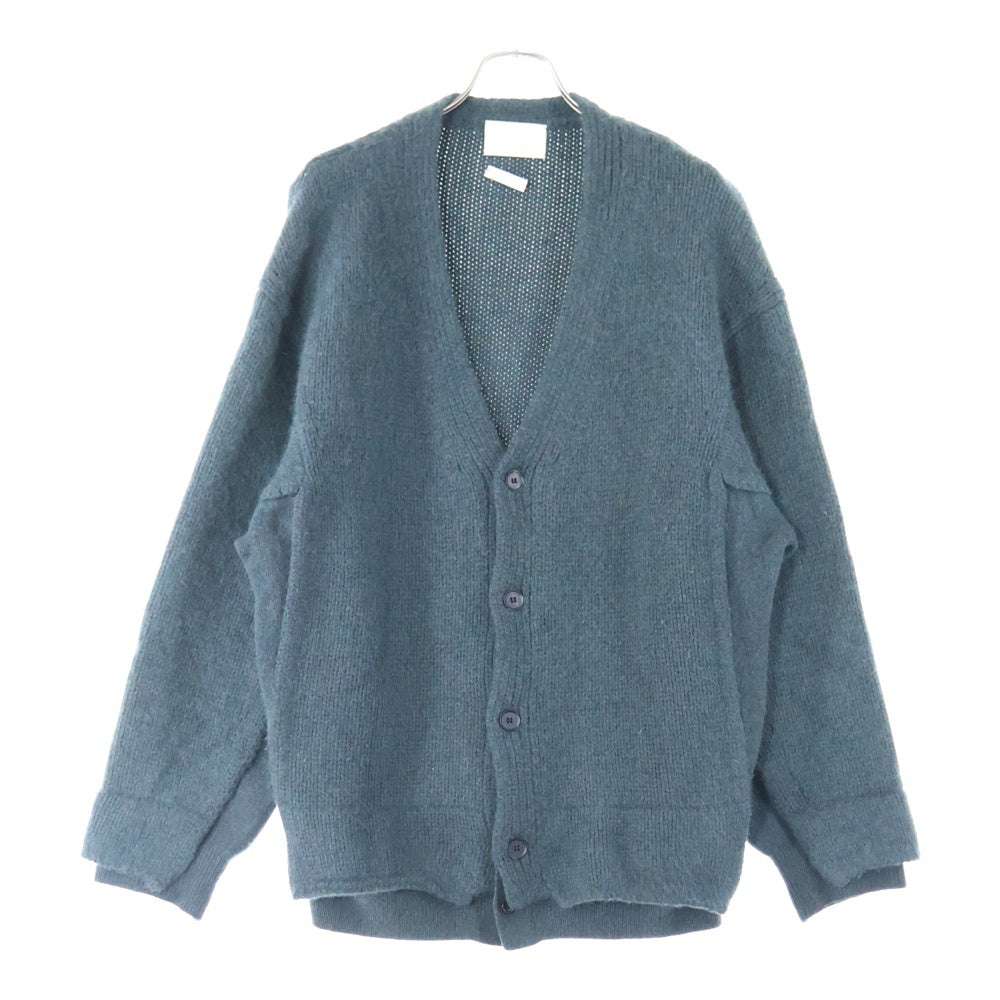 YOAK(ヨーク) 21AW CONNECTING CARDIGAN コネクティング Vネック カーディガン YK21AW0295S ブルー
