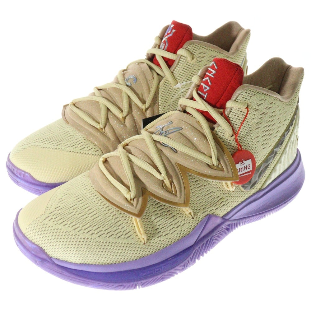 NIKE(ナイキ) ×CONCEPTS KYRIE 5 IKHET コンセプツ カイリー ミッドカットスニーカー イエロー/パープル US9/27cm CI9961-900