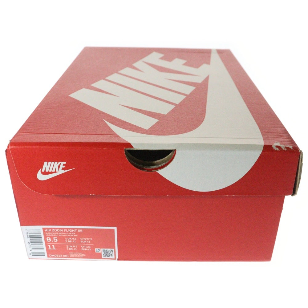 NIKE(ナイキ) AIR ZOOM FLIGHT 95 BLACK METALLIC エアズーム フライト ブラック メタリック ハイカットスニーカー ブラック US9.5/27.5cm DM0523-001