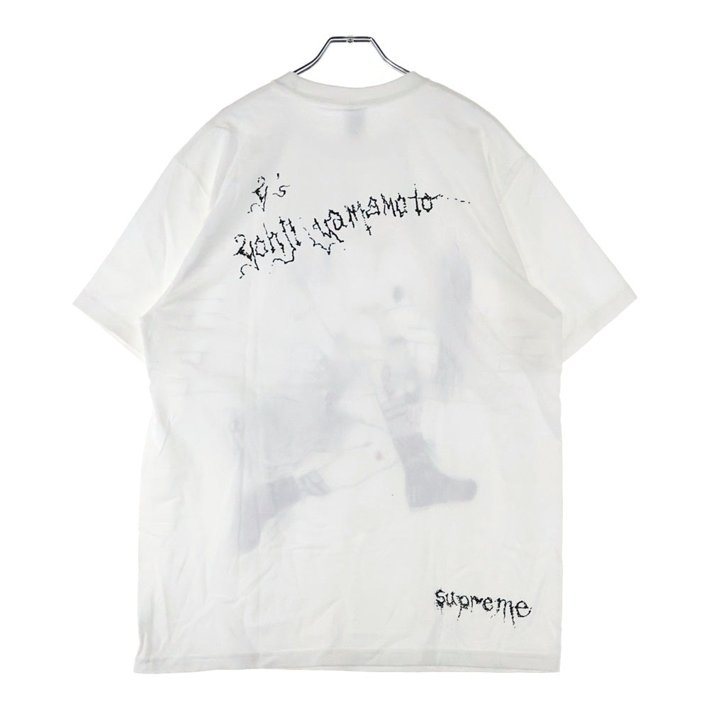 SUPREME(シュプリーム) 25AW Y'S Thinker Tee ワイズ シンカー クルーネック半袖Tシャツ カットソー ホワイト YX-T74-765-2-02