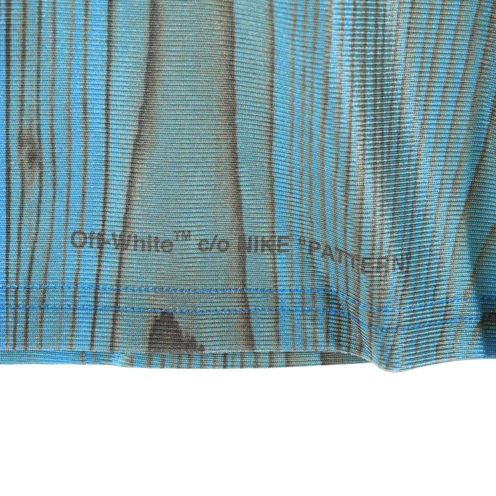 OFF-WHITE(オフホワイト) 22AW ×NIKE AS NRG JERSEY IMPERIAL BLUE エーエス エヌアールジー ジャージ インペリアル モックネック長袖Tシャツ カットソー ゲームシャツ DN1701-411