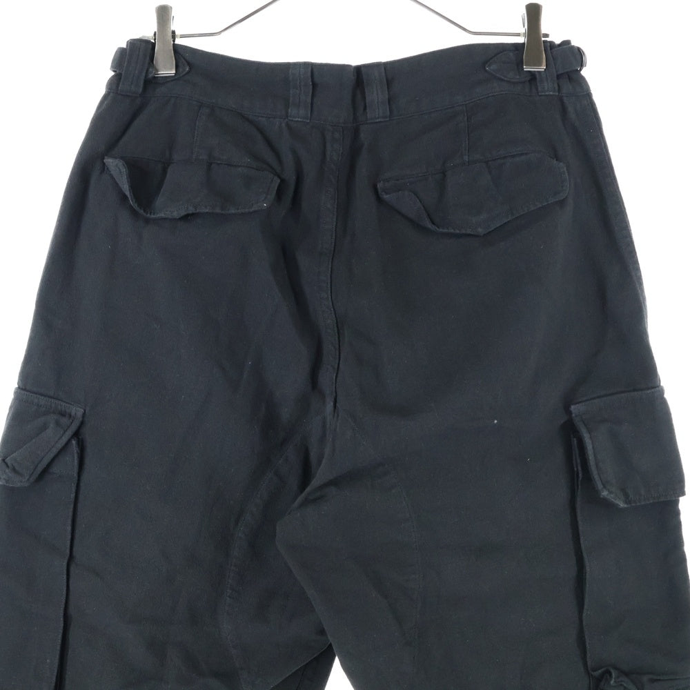 COMOLI(コモリ) 22SS 6ポケットカーゴパンツ ブラック V01-03012