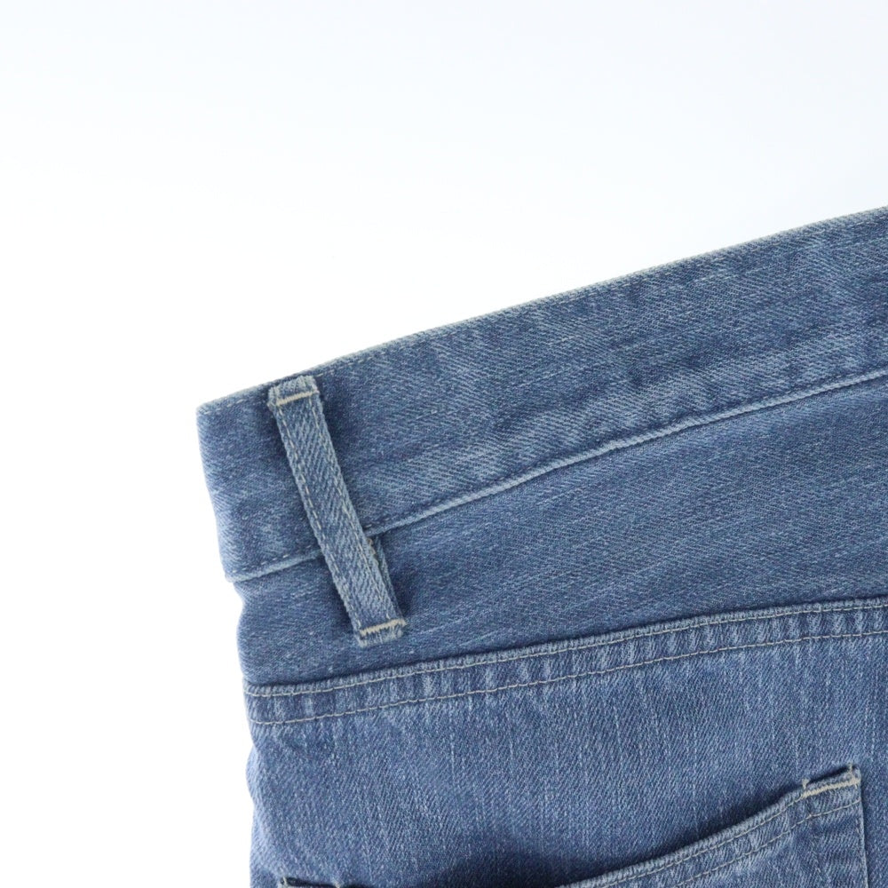 AURALEE(オーラリー) 25SS SELVEDGE FADED LIGHT DENIM PANTS セルヴィッチ フェードライト ジップフライデニムパンツ ブルー A25SP02DE