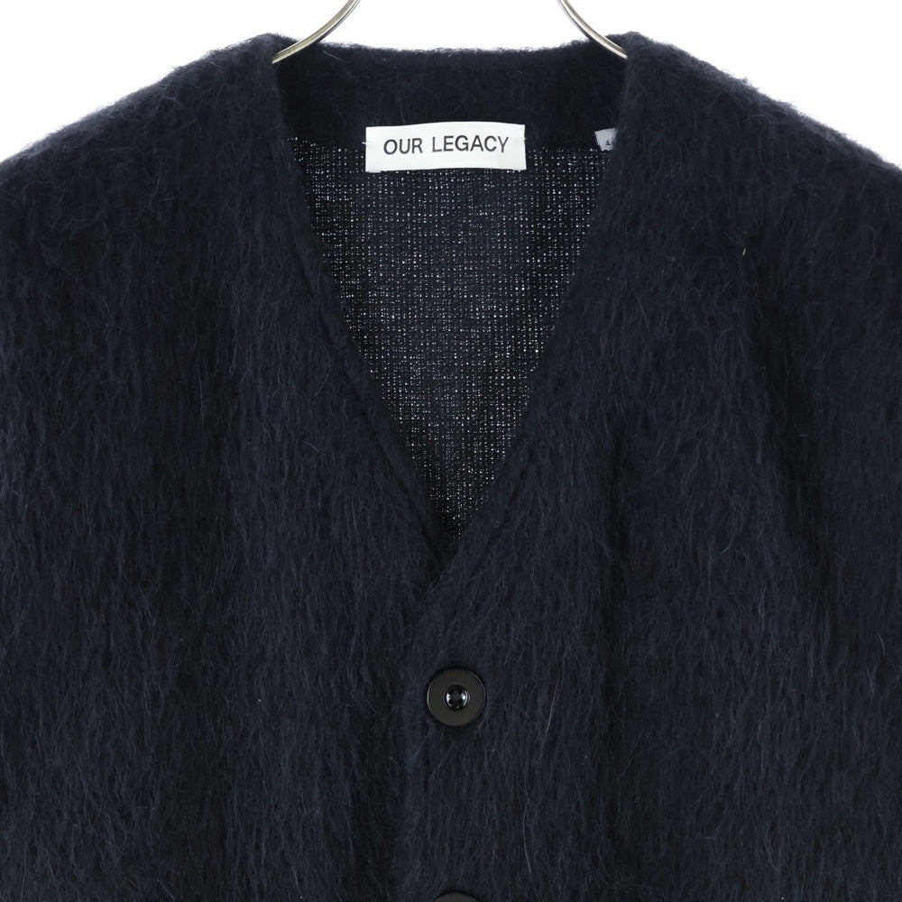 OUR LEGACY(アワーレガシー) 21AW MOHAIR CARDIGAN モヘアカーディガンブラック M4206CBM