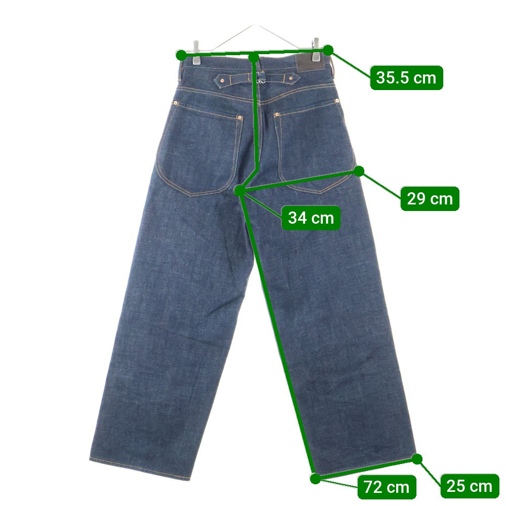 SUGARHILL(シュガーヒル) 23AW CLASSIC DENIM PANTS クラシックデニムパンツ インディゴ CLASS02