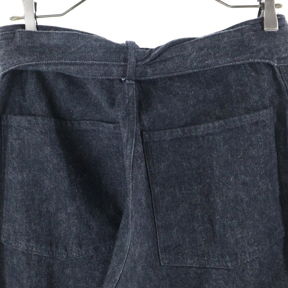 COMOLI(コモリ) 21AW デニムベルテッドパンツ ブラック U03-03011
