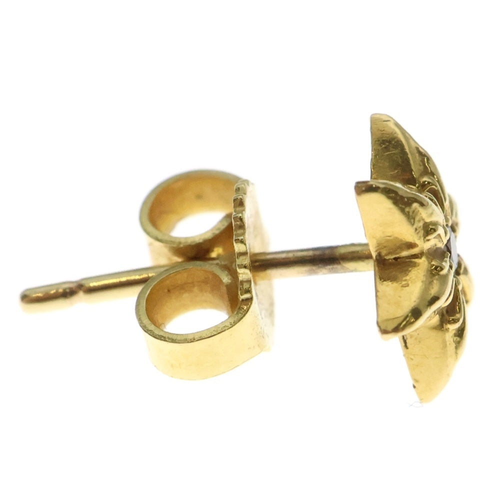 CHROME HEARTS(クロムハーツ) 22K CO STAR DIA スタースタッドピアス 1ダイヤ ゴールド BCA020