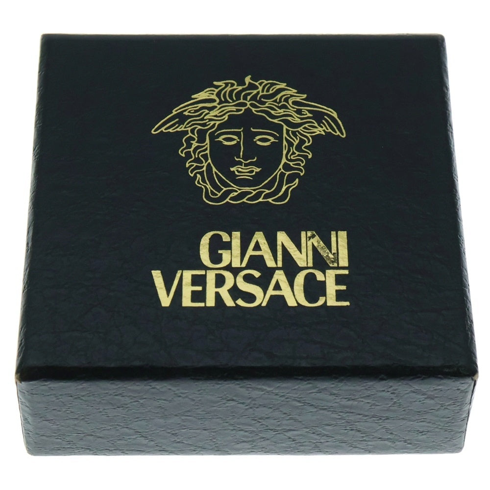 VERSACE(ヴェルサーチ) メデューサモチーフ クリップ式 イヤリング ピアス ゴールド/ブラック/ホワイト
