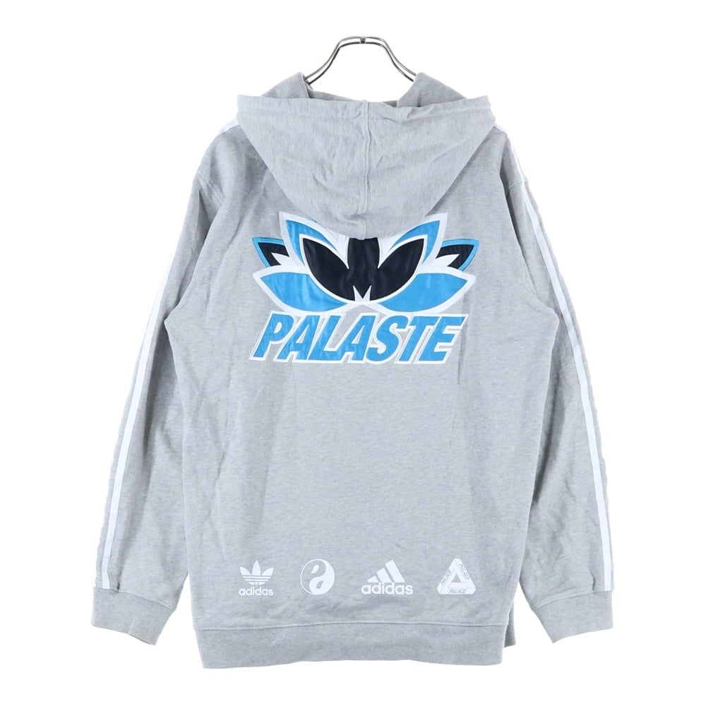 adidas(アディダス) ×PALACE GRAPHIC HOODIE パレス グラフィック スウェット パーカー グレー HB9138