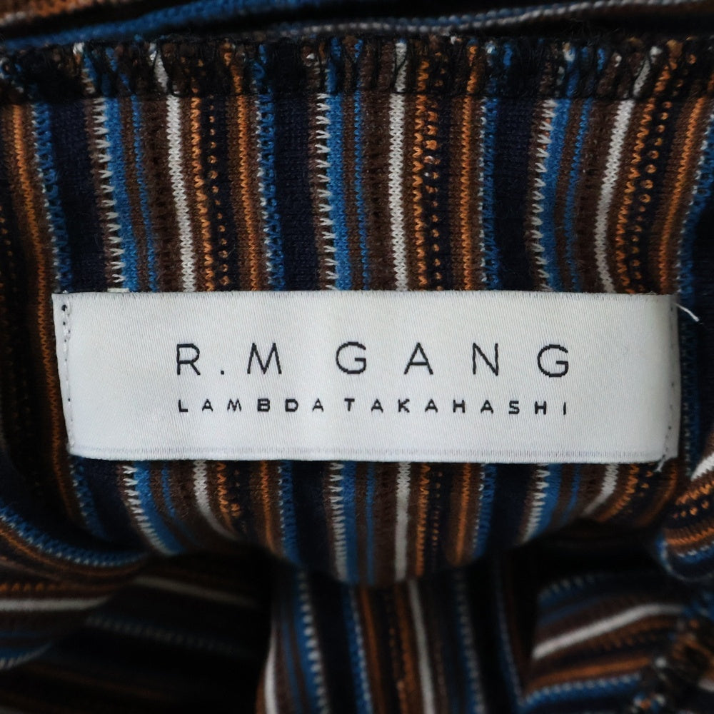 NO BRAND(ノーブランド) R.M.GANG ドローストリング パーカー マルチ