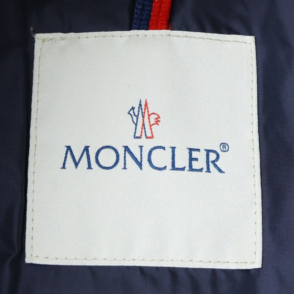 MONCLER(モンクレール) 15AW CLUNY クラニー ジップアップファーフーデッドダウンジャケット ネイビー A20914138025 68352