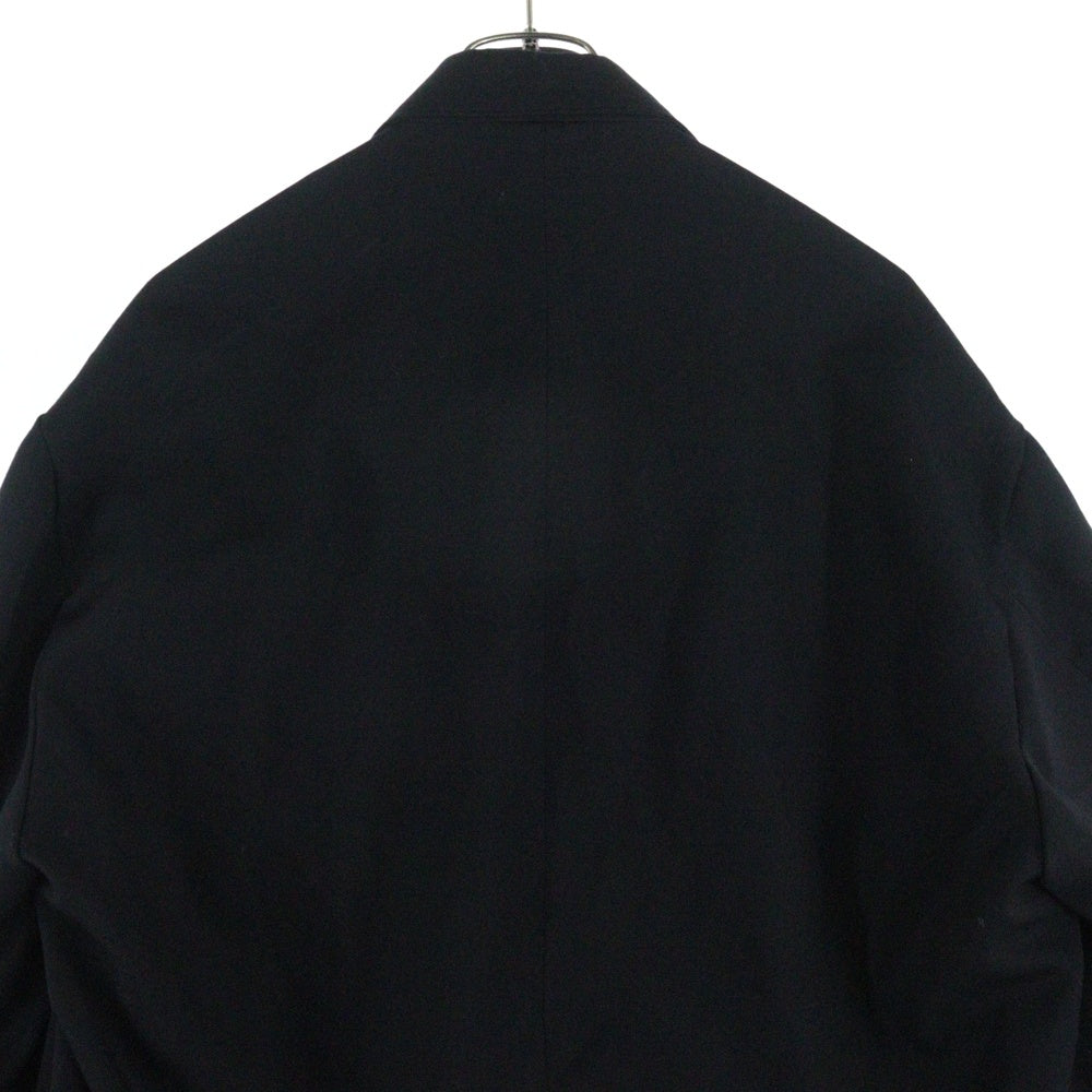 doublet(ダブレット) 19AW LINED CHAOS EMBROIDERY TAILORED JKT ラインド カオス エンブロイダリー シングルテーラードジャケット ブラック 19AW13JK27