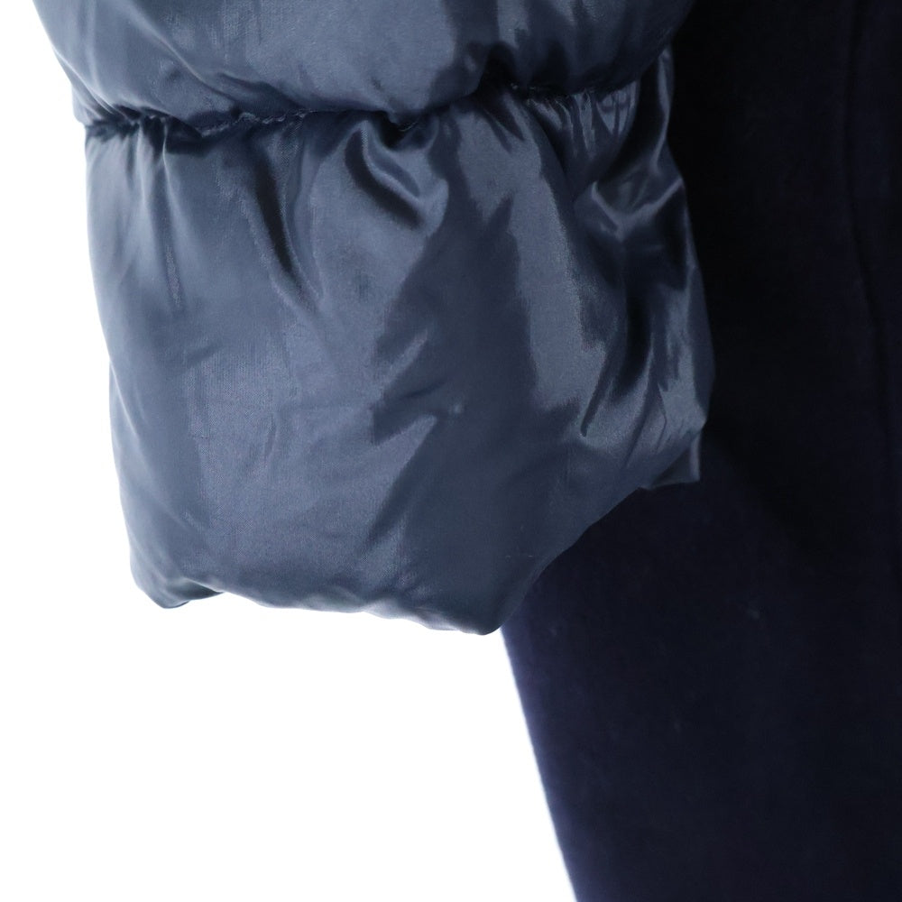 HERNO(ヘルノ) 切り替え ジップアップフーデッドダウンコート レディース ネイビー 37216-34665-6