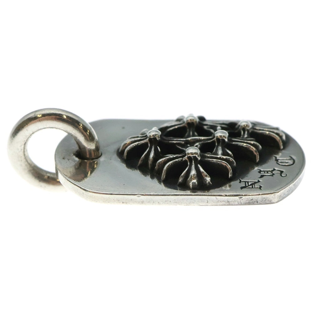 CHROME HEARTS(クロムハーツ) NYC DOG TAG RAISED CEMETERY レイズドセメタリー ドッグタグ ペンダント ネックレストップ シルバー