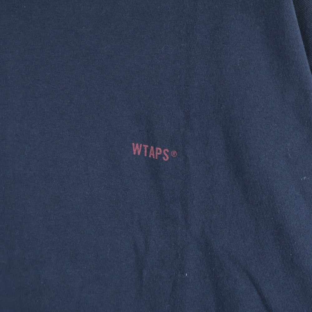 WTAPS(ダブルタップス) FORTLESS TEE フォートレス 両面プリント クルーネック カットソー 半袖Tシャツ ネイビー
