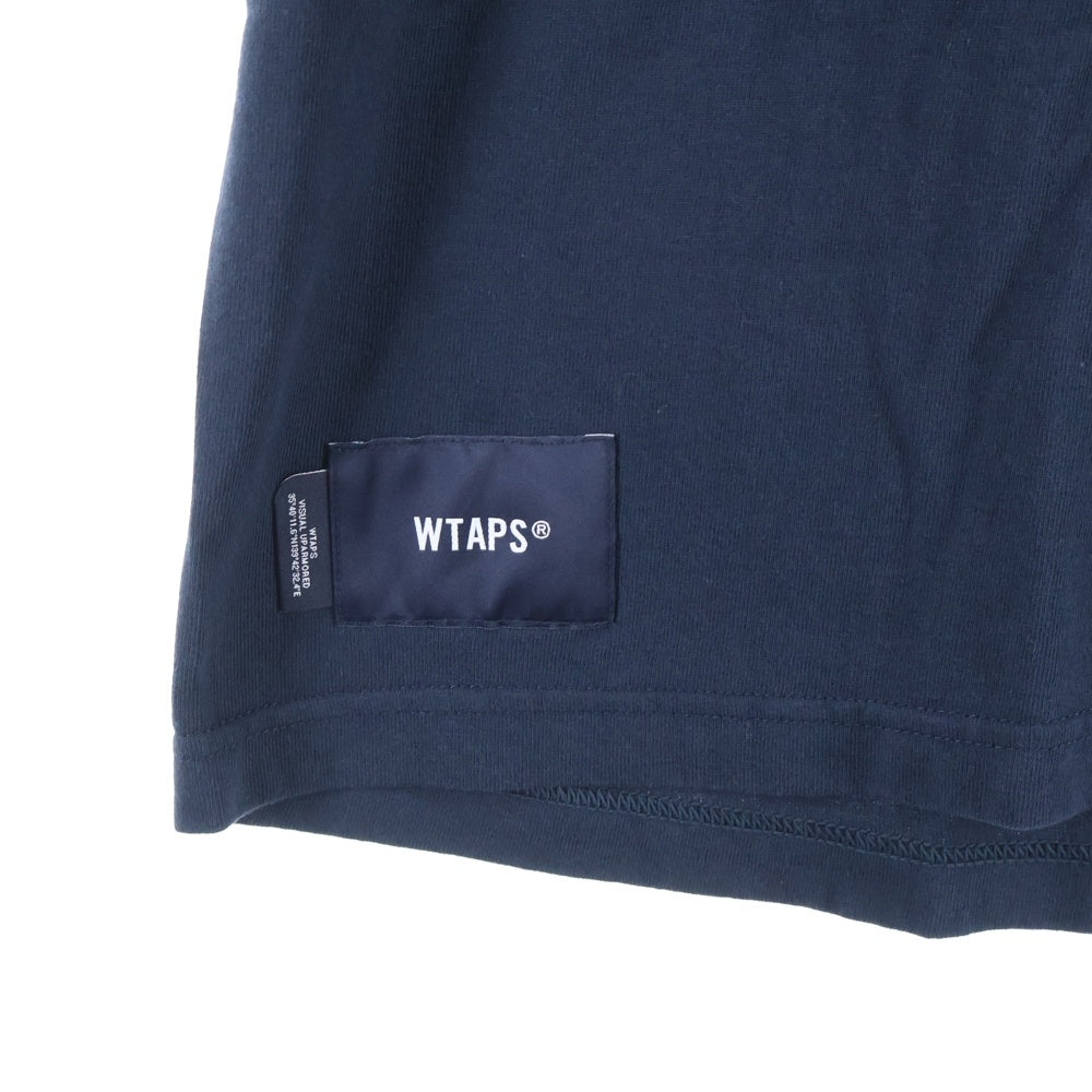 WTAPS(ダブルタップス) FORTLESS TEE フォートレス 両面プリント クルーネック カットソー 半袖Tシャツ ネイビー