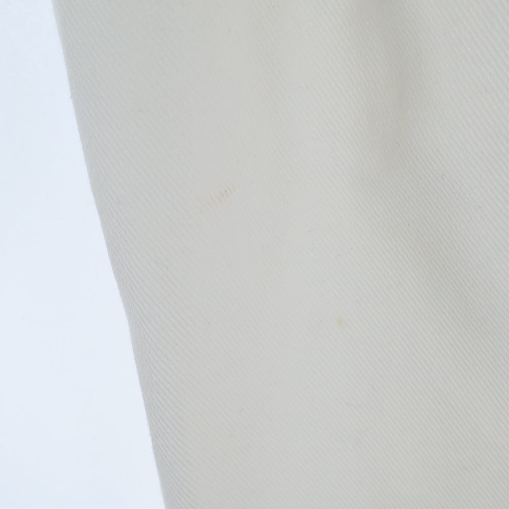 Maison Margiela 1(メゾンマルジェラ) 18SS 5ポケット コットン ジップフライ ワイドデ二ムパンツ ホワイト S51LA0047