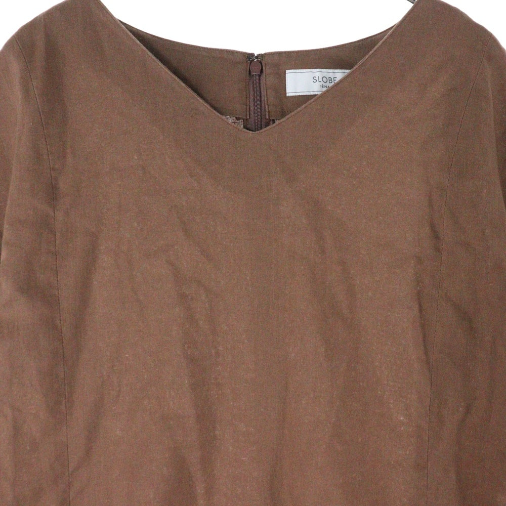 BEAMS(ビームス) Demi-Luxe スムース ノースリーブワンピース レッド レディース 68-26-0445-444