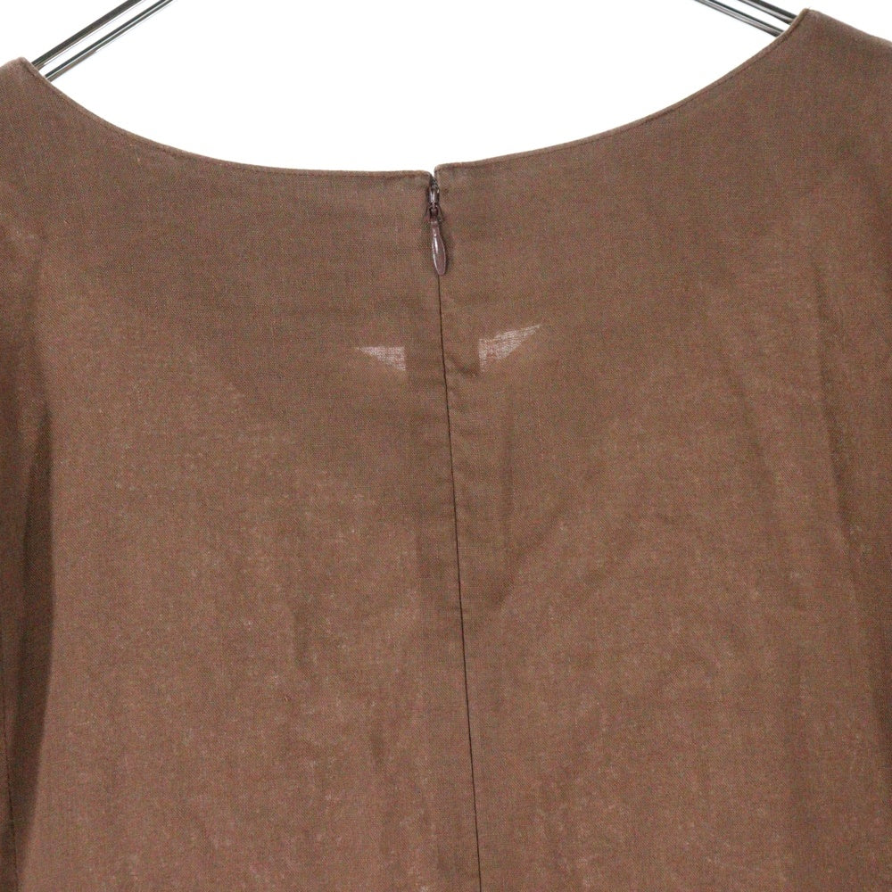 BEAMS(ビームス) Demi-Luxe スムース ノースリーブワンピース レッド レディース 68-26-0445-444