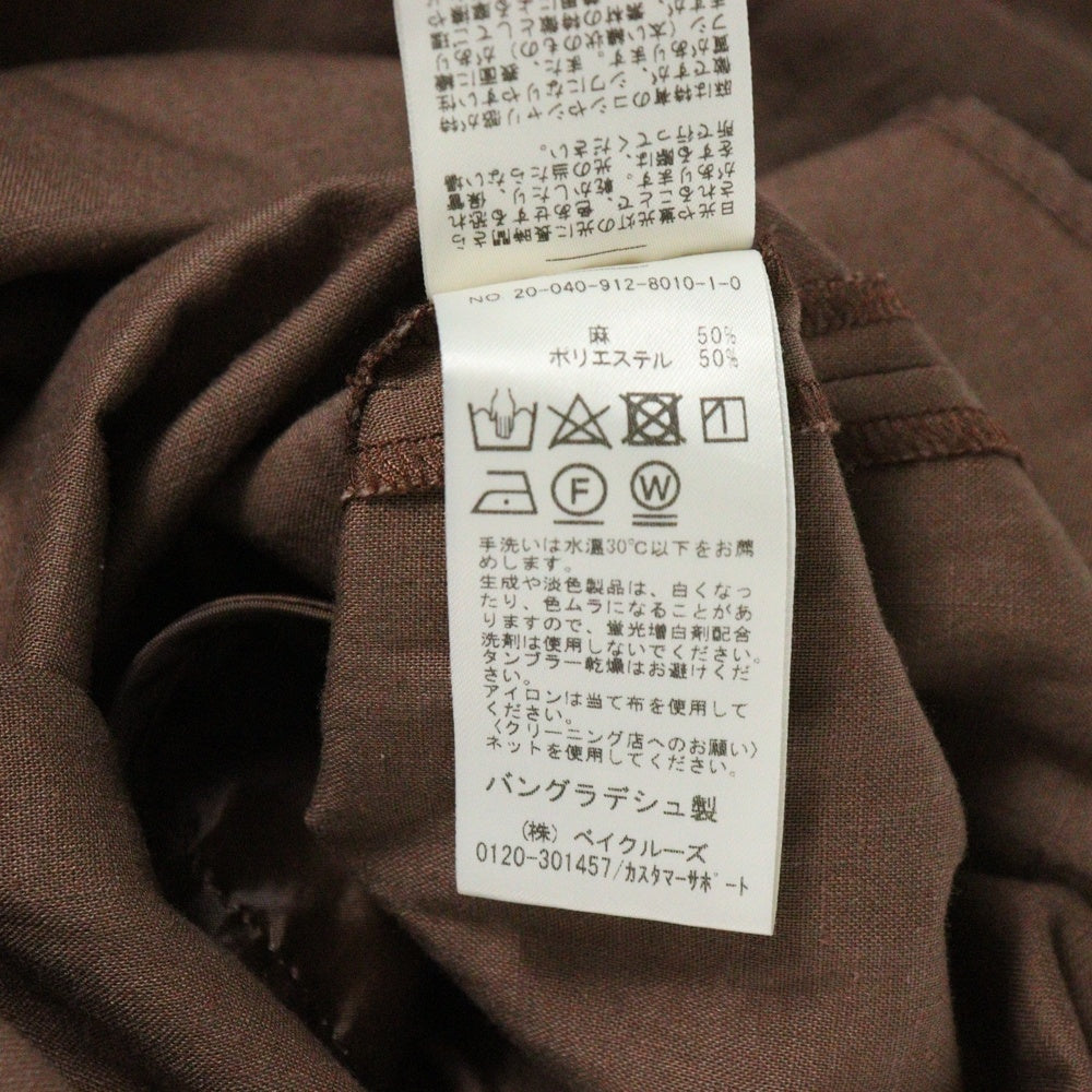 BEAMS(ビームス) Demi-Luxe スムース ノースリーブワンピース レッド レディース 68-26-0445-444