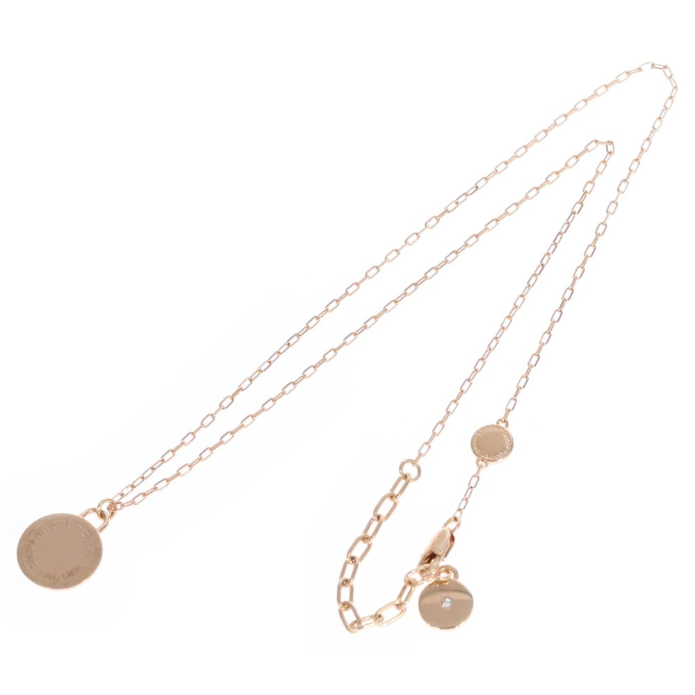 MARC JACOBS(マークジェイコブス) ロゴ ネックレス ピンクゴールド レディース