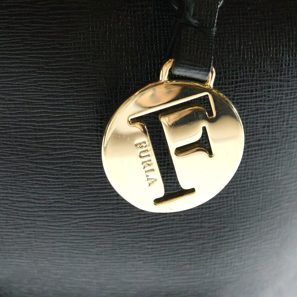 FURLA(フルラ) SALLY サリー レザー スモール ハンドバック ブラック G7240