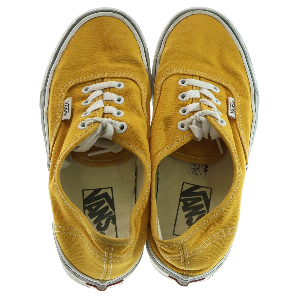 VANS(ヴァンズ) AUTHENTIC オーセンティック ローカットスニーカー イエロー SU5/23.0cm