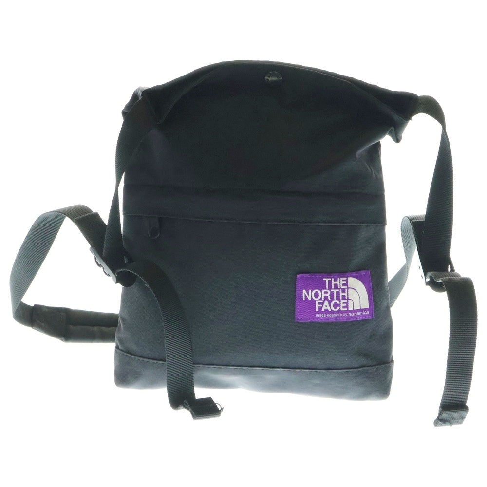 THE NORTH FACE PURPLE LABEL(ノースフェイスパープルレーベル) SHEER KNIT POLO SHIRTFIELD SMALL SHOULDER BAG フィルド スモール ショルダー バッグ ブラック NN2759N