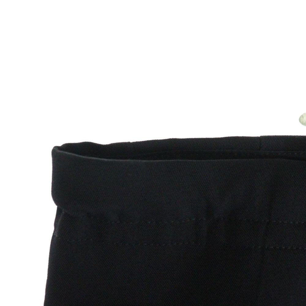 Yohji Yamamoto POUR HOMME(ヨウジヤマモト プールオム) WOOL GABARDINE RANDOM TACK PANTS ウールギャバジン ランダムタック サルエルパンツ ブラック HM-P02-100