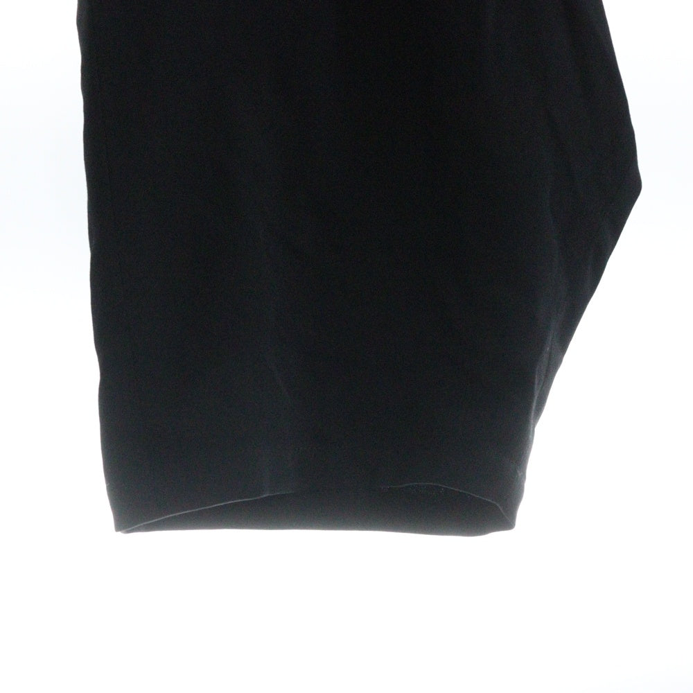 Yohji Yamamoto POUR HOMME(ヨウジヤマモト プールオム) 25SS WOOL GABARDINE DRAPE PANTS ウール ギャバジン ドレープ サルエルパンツ ブラック HP-P44-100