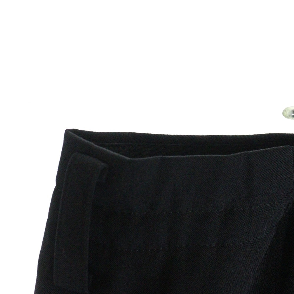 Yohji Yamamoto POUR HOMME(ヨウジヤマモト プールオム) 25SS WOOL GABARDINE DRAPE PANTS ウール ギャバジン ドレープ サルエルパンツ ブラック HP-P44-100