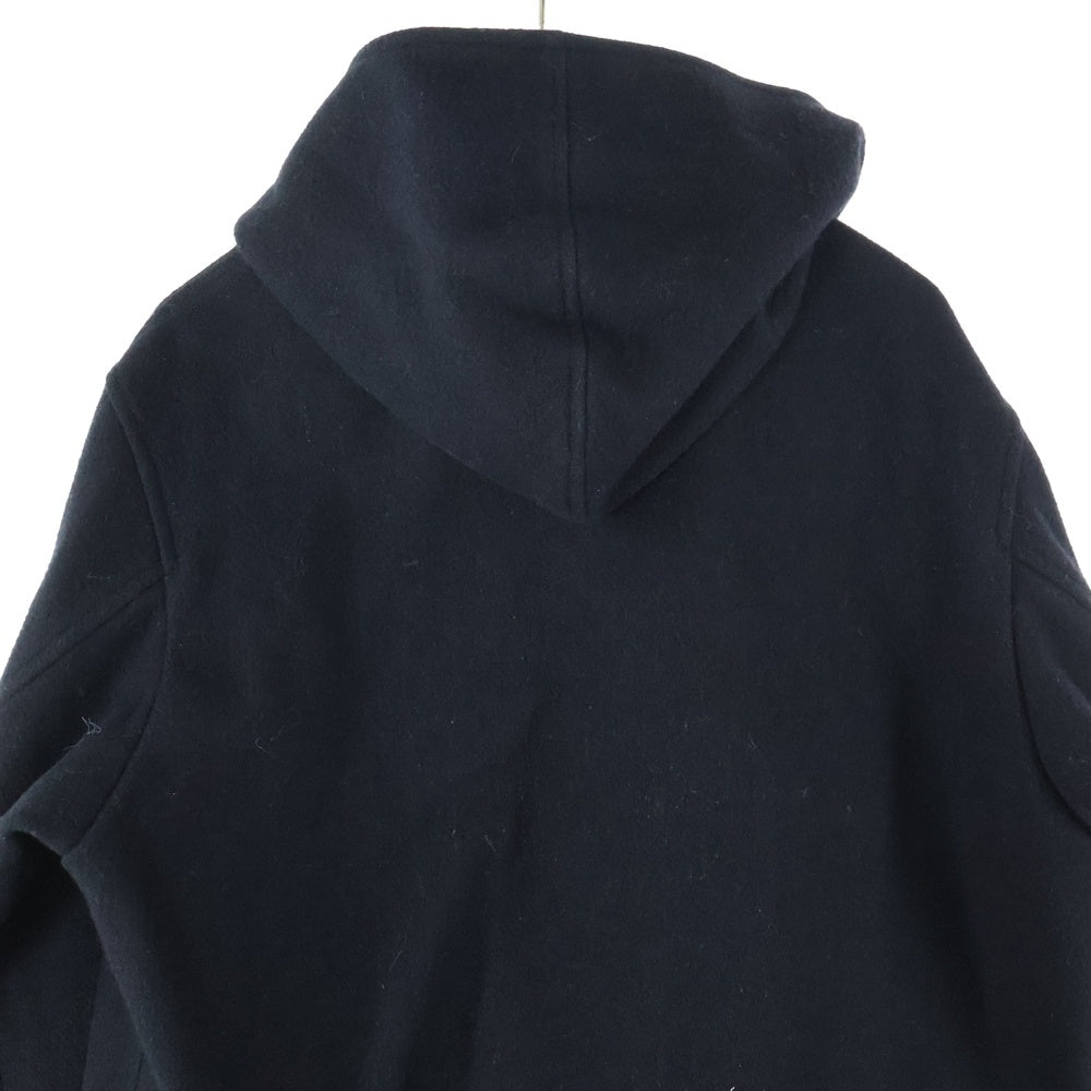 Ground Y(グラウンドワイ) 19AW インディアフラノ ダブルフーデッドロングコート ブラック GC-C06-102